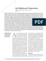Childhood and Adolescent Depression: SHASHI K. BHATIA, M.D., and SUBHASH C. BHATIA, M.D., Creighton University