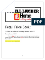 Retail Price Book:: Prices Are Subjected To Change Without Notice