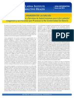 NLIRH FactSheet GenderedCare SpanFINAL 2 Genero