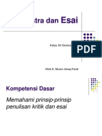 Download Kritik Dan Esai Kelas Xii Sem 2 Skm by Sri Adelia Yuliasih SN208794687 doc pdf
