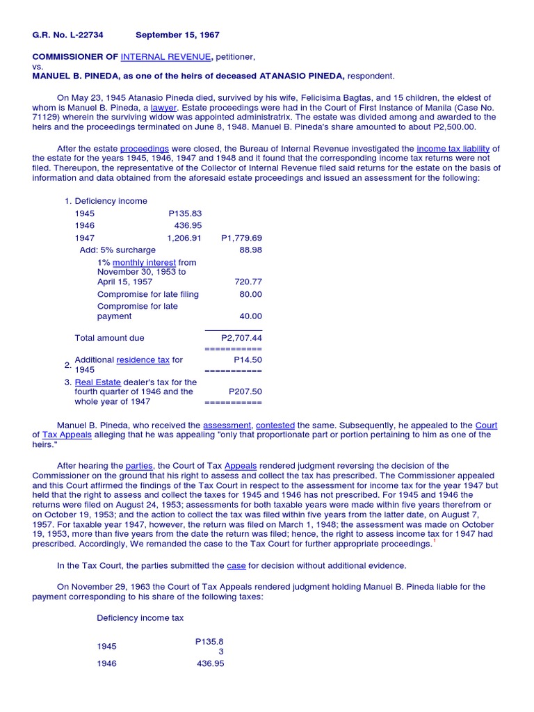 Internal Revenue | PDF