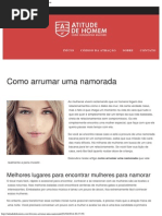 15 - Como Arrumar Uma Namorada _ Atitude de Homem