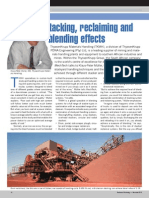 Stacking, Reclaiming and Blending Effects: Materials Handling and Logistics