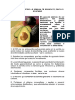 El Alimento Estrella Semilla de Aguacate