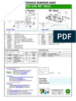 FB MaintSheet 332 50deckLawnTractor