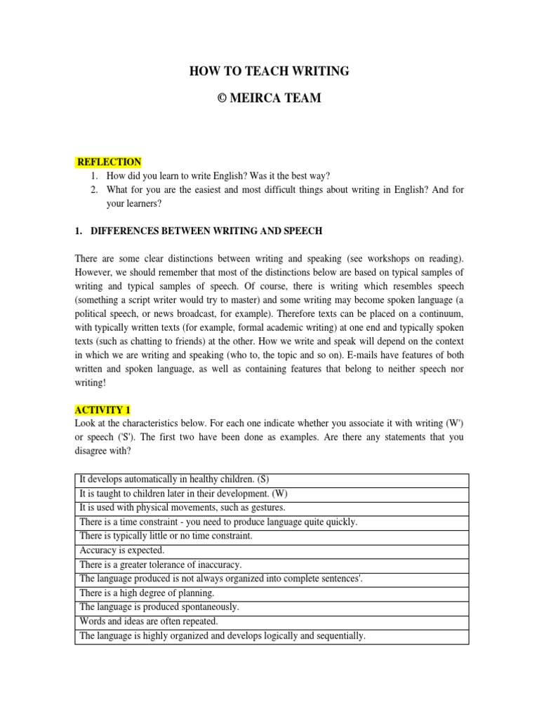 Teaching Writing PDF Narrative Reading Comprehension