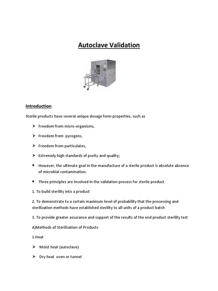Autoclave PDF Sterilization (Microbiology) Steam