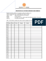 Desafio Solar - Formulário para Registro de Protestos e Outros