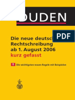 Duden Die Neue Deutsche Rechtschreibung Kurz Gefasst