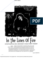 In the Lines of Fire - Investigating Eric Johnsons Single-n