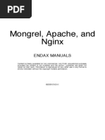 ENDAX Manuals Mongrel Apache Nginx