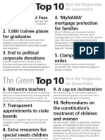 The Greens' Top 10 from the new Programme for Government
