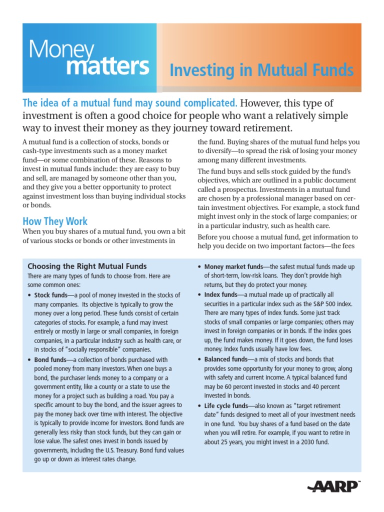 Investing in Mutual Funds | PDF | Mutual Funds | Bonds (Finance)