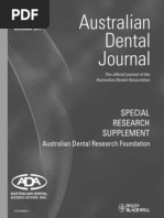 Download Australian Dental Journal Research Special Edition by Esha Arora SN208840846 doc pdf