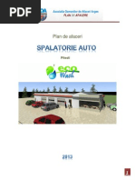 Plan Afaceri Spalatorie Auto