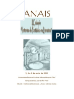 ANAIS - II Colóquio Vertentes do Fantástico na literatura