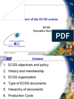 ESA Overview ECSS Slovakia 1 June 2012