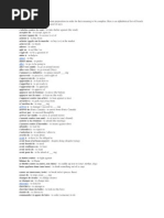 French Verbs with English Translations | PDF | Syntax | Linguistic Typology