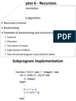 Chapter 6 - Recursion- Recursion