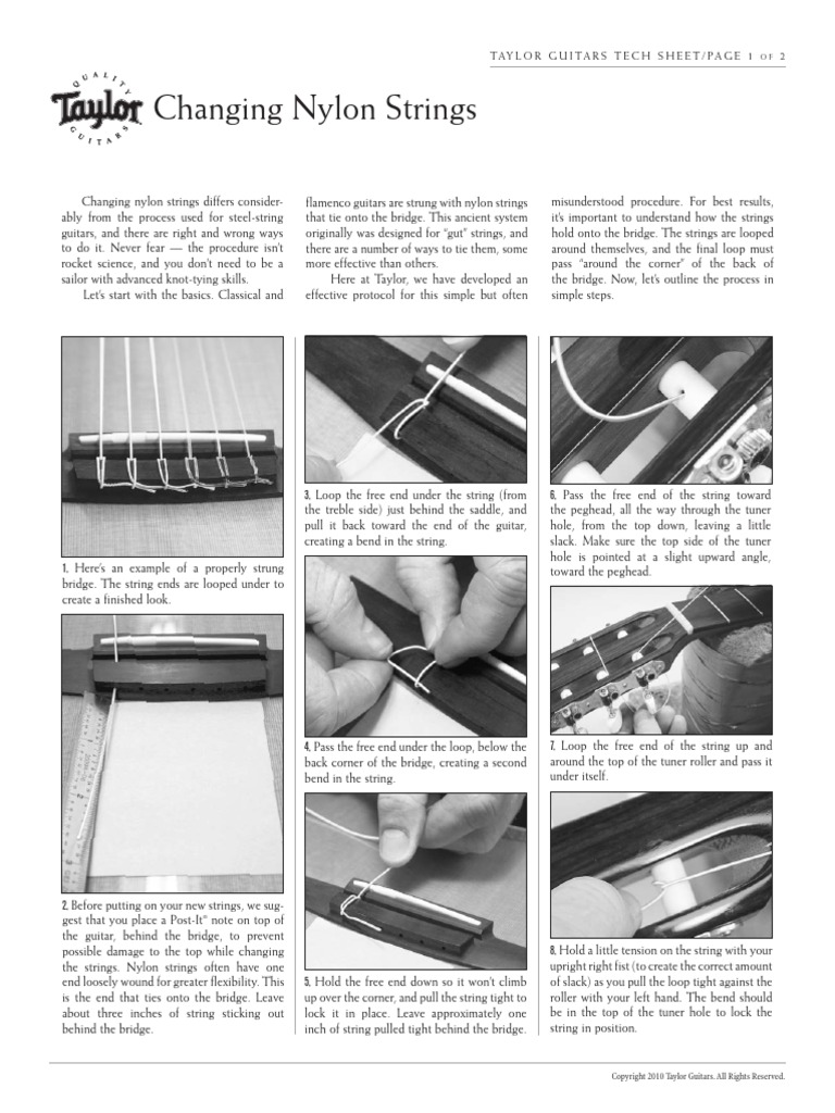 Nylon Restring Guitars Classical Guitar