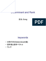 ISPR Determinant and Rank