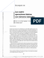 Las Cuatro Operaciones Básicas Con Números Naturales - Sumar No Es Siempre Agregar Ni Restar Es Siempre Quitar