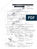 Mock JEE Mains - 3 - Solutions