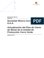 Plan de Cierre Cerro Verde