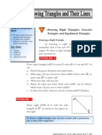 What Are You Going To Learn?: Drawing Right Triangles, Isosceles Triangles and Equilateral Triangles