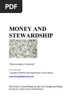 Money and Stewardship