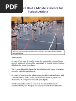 Download Members Hold a Minutes Silence for Turkish Athlete by British Taekwondo SN208863569 doc pdf