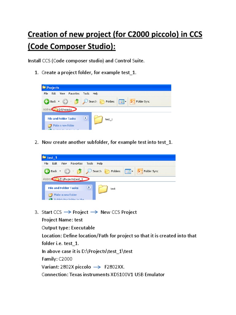 CCS ProjectGuide | PDF | Directory (Computing) | C (Programming Language)