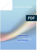 Guidelines To Invest in India