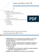 8 - O Ordenamento Jurídico Da UE