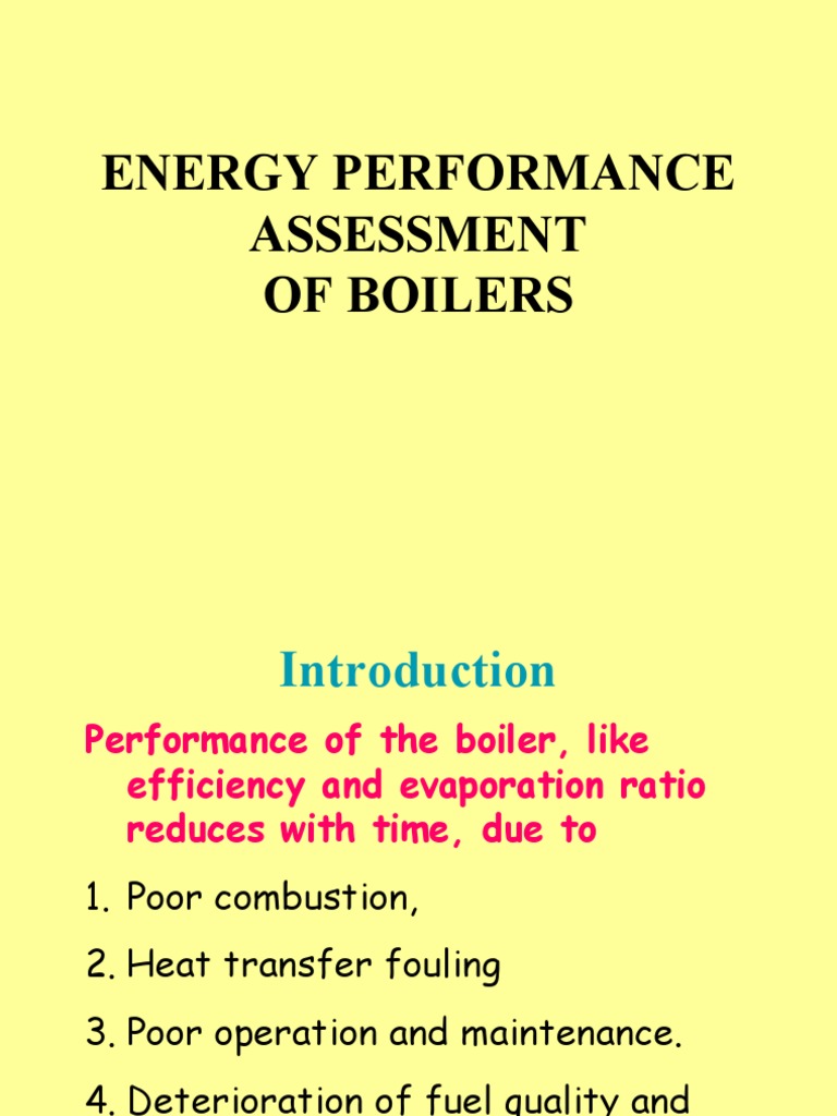 Boiler Energy Performance Assessment | PDF | Boiler | Combustion