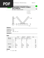 Steel Design Connection of A SHS Type Beam