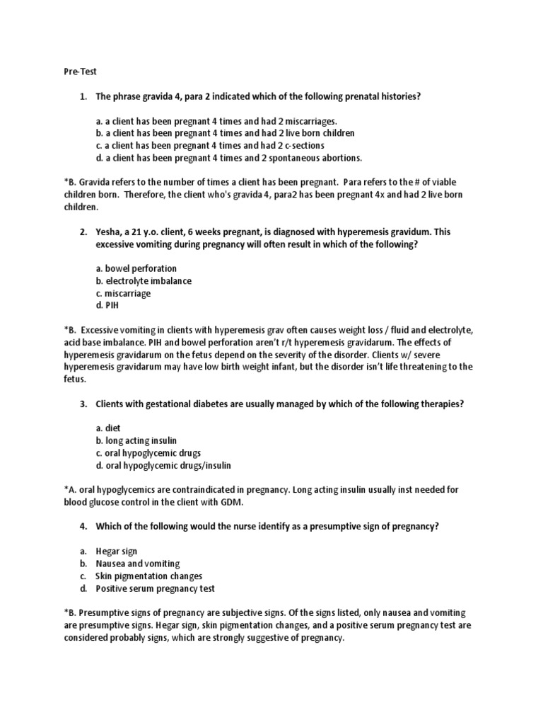 Maternal and Child NCLEX Questions Part2 PDF Childbirth Pregnancy