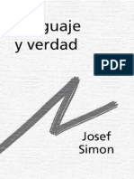 Simon, Josef - Lenguaje Y Verdad (PDF)