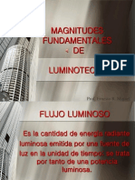 Magnitudes Fundamentales de Luminotecnia