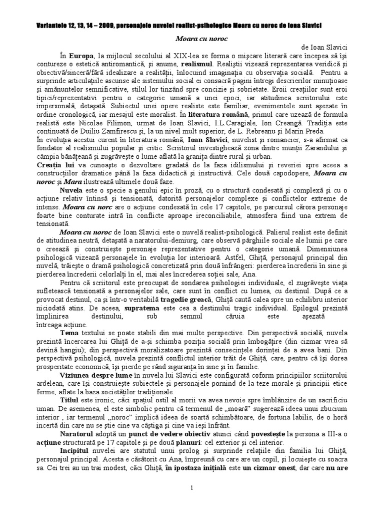 3.1 Ghita Si Lica - Caracterizare