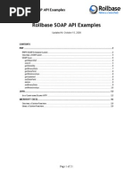 Rollbase SOAP Examples
