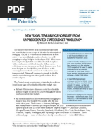 State Budget Shortfalls 2010