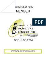 (Recruitment Form) Member Sbe Ui SC 2014