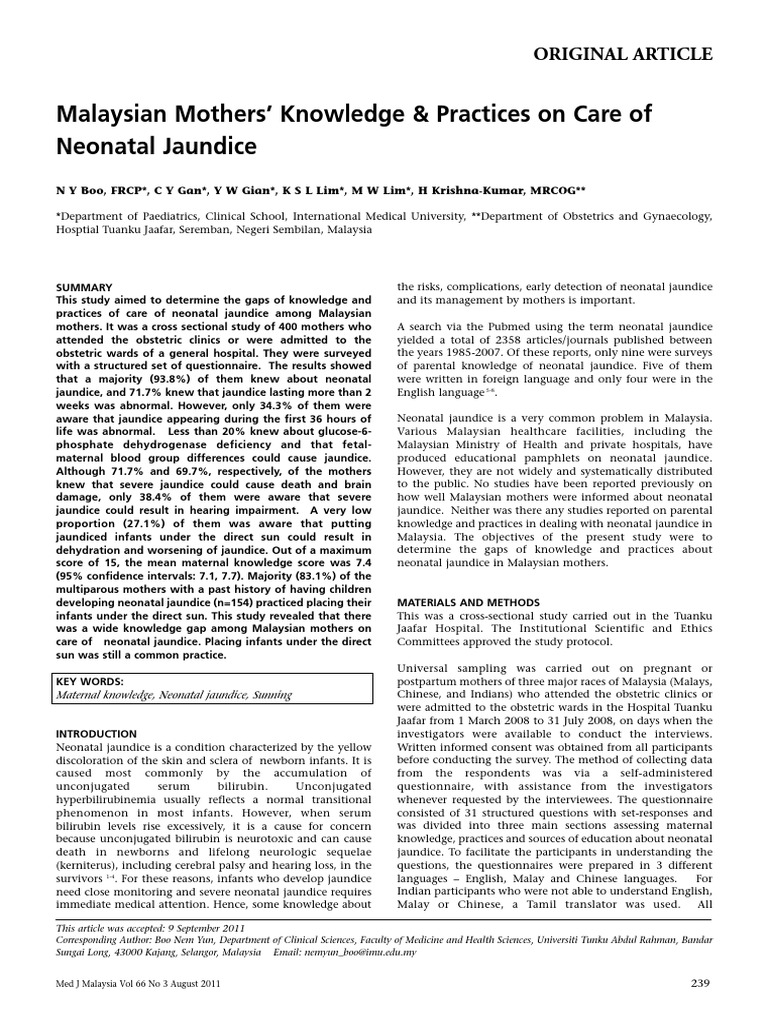 case study on neonatal jaundice pdf