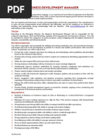 Business Development Organizational Chart | PDF | Economies | Business