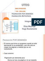 Paginacion Por Demanda y Anticipada