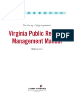 Virginia Public Records Management Manual
