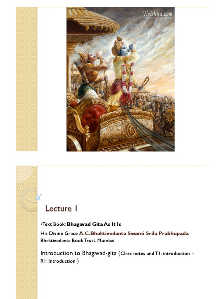 1 introduction to srimad bhagavad gita pdf vedas bhagavad gita