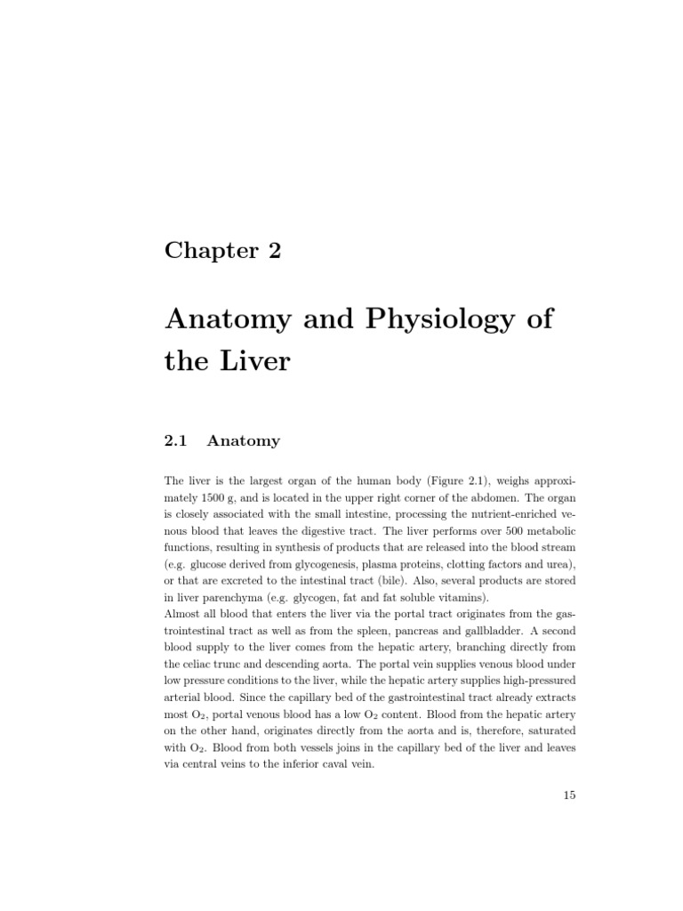 LIVER ANATOMY AND PHYSIOLOGY PDF intelligence overview