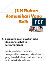 TUJUH Rukun Komunikasi Yang Baik